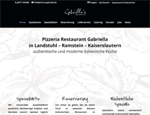 Tablet Screenshot of pizzeria-gabriella.de